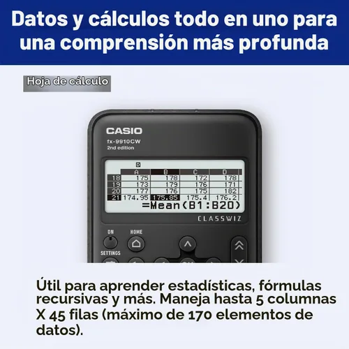 Vista 13 de Casio FX-9910CW-W-IT Calculadora científica
