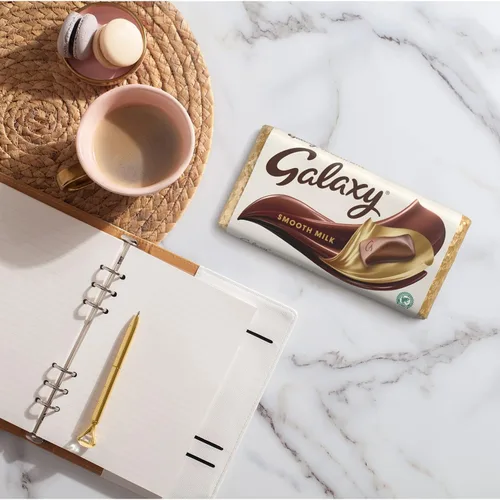 Vista 5 de Bloque de chocolate con leche suave Galaxy 3.53 oz (paquete de 6)