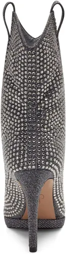 Vista 4 de Jessica Simpson Botines estilo Western Vianne con diamantes de imitación y tacón de aguja para mujer