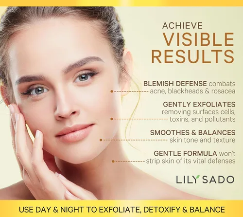 Vista 3 de LILY SADO MILK+MANUKA™ Limpiador facial de leche de coco y miel de manuka - Limpiador facial ultra hidratante natural limpia, equilibra, calma e