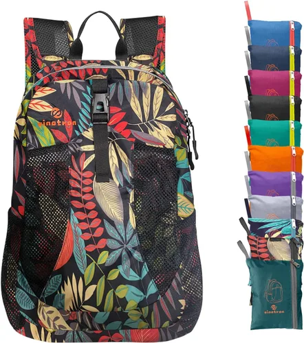 Vista 15 de Sinotron - Mochila de senderismo ligera y plegable de 22 l, mochila pequeña de senderismo, mochila de día para mujeres, hombres, viajes, camping