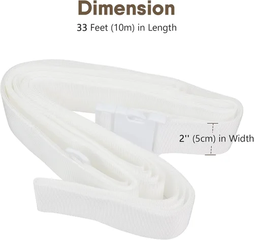 Vista 2 de Correa blanca para camas individuales/correa de cama individual a king/conector de cama individual/Carpintería de cama individual para convertir