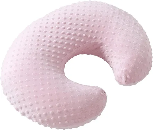 Vista 11 de Funda de almohada de lactancia con lunares, funda de almohada de felpa para lactancia materna Funda para almohada de lactancia, transpirable, Negro