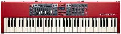 Vista 7 de Nord Electro 6D 61 Piano de Escenario, Teclado de Cascada Semipesado de 61 Teclas