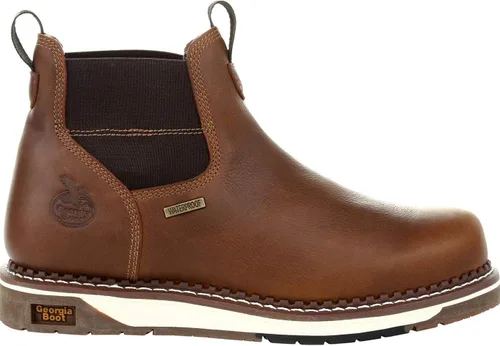 Vista 7 de Georgia Boot Botas de trabajo Chelsea impermeables con cuña, talla única