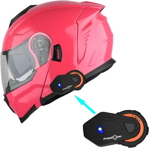 Vista 15 de 1Storm Casco modular de motocicleta para calle con doble visera abatible, protección solar de cara completa HJK920
