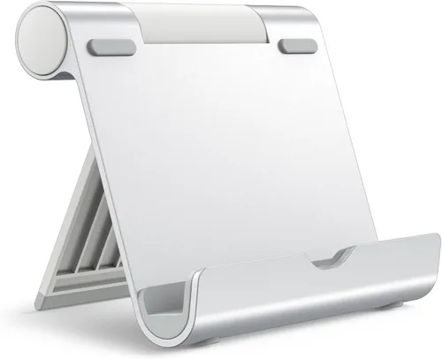 Vista 8 de JETech Soporte para Tablet, Soporte de Escritorio Portátil Ajustable, Base Plegable para iPad/iPad Pro/Air/Mini, Galaxy Tab A8/A7 Lite/A7/S8/S7