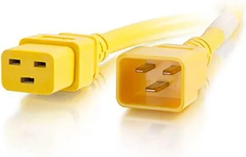 Vista 26 de Cable de alimentación C2G, cable de extensión corto, cable de extensión de alimentación, cable de alimentación de bloqueo, 10A, 250V, negro, 1 pie