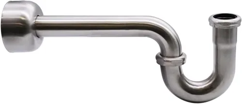 Vista 11 de Westbrass A400-1-62 1-1/2" OD 17 calibre P-Trap con brida de caja alta, negro mate
