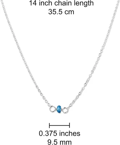 Vista 65 de Gargantilla de piedra natal – Regalo de cumpleaños, regalo para niña, mujer, amiga, hija, esposa, mamá, ella, joyas de piedras preciosas para uso