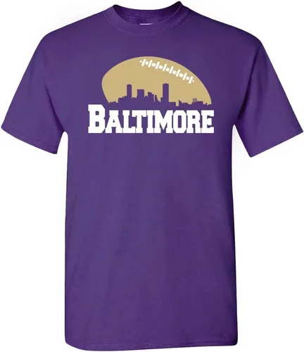 Vista 16 de Xtreme Apparrel City Skyline - Camiseta de hombre para los aficionados al fútbol americano Pittsburgh - Camisa negra