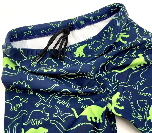 Vista 4 de Xrknofio Pantalones cortos de natación para niños, pantalones cortos de natación ajustados 3-11T