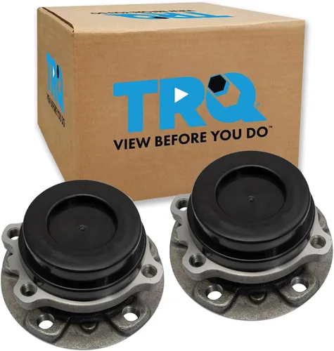 Vista 61 de TRQ Juego de 2 rodamientos de rueda delantera y conjunto de cubo compatible con Tesla 3 2020 Y 2018-2019