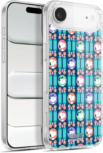 Vista 170 de Head Case Designs Snoopy Deco Dreams - Funda de gel suave con licencia oficial de Peanuts Blue Pattern compatible con Apple iPhone 7 Plus/iPhone 8