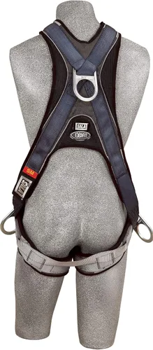 Vista 2 de Arnés de cuerpo completo, L, 420 lb., Azul