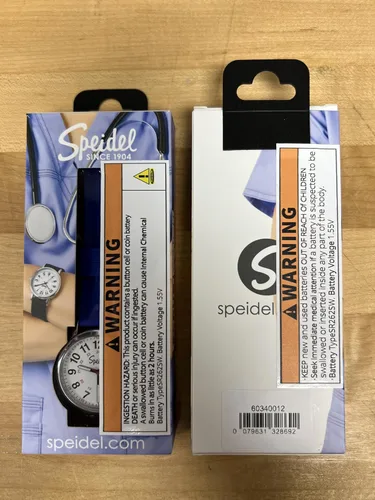 Vista 8 de Speidel Original Scrub Watch para enfermeras, profesionales médicos y estudiantes - Varios colores médicos de exfoliación, dial de fácil lectura
