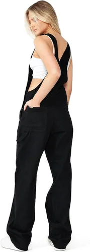 Vista 4 de Overol chino retro Revolt Dungaree para mujer
