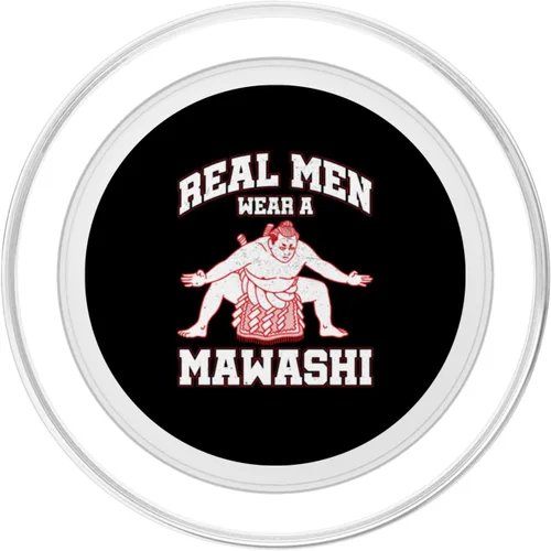 Vista 2 de Real Men Wear A Mawashi Sumo japonés Sumotori PopSockets MagSafe PopGrip para iPhone