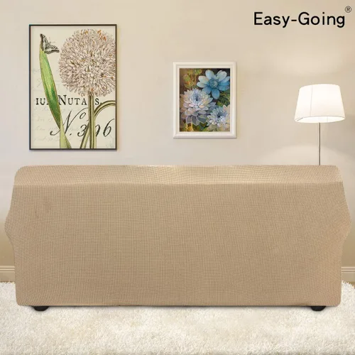Vista 216 de Easy-Going - Funda elástica sobredimensionada para sofá, 1 pieza, protector muebles, suave, parte inferior elástica, para niños, tela jacquard