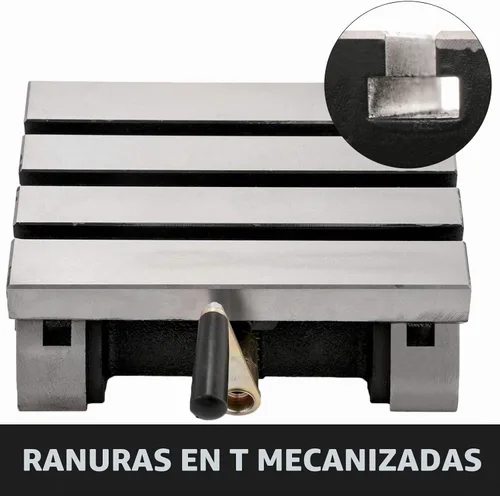 Vista 4 de BestEquip Mesa de fresado inclinable de 10 x 7 pulgadas, fresadora de ángulo de inclinación de 0-80 ° Placa de ángulo giratorio ajustable con 3