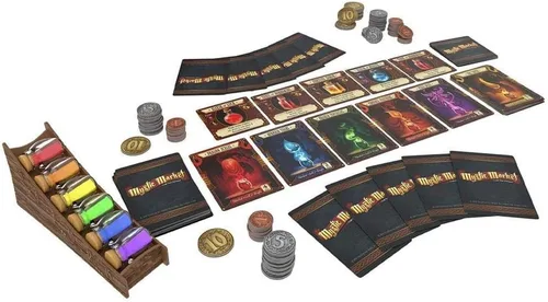 Vista 2 de ThinkFun Mystic Market Strategy - Juego de cartas para 2-4 jugadores, edades +10, un emocionante juego rápido, perfecto tanto para familias como