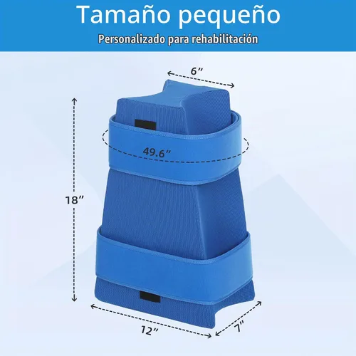 Vista 4 de TYYIHUA Almohada de abducción de cadera - Almohada de cirugía de cadera con funda de almohada - Almohada de espuma cómoda para cirugía de reemplazo
