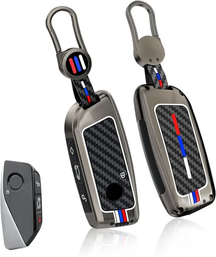 Vista 9 de Jaronx Compatible con funda para llavero BMW de 5 pies G30 G31/6 pies G32/7 pies G11 G12/X3 G01/X4 G02/X5 G05/X7 G07/i8, pantalla táctil digital
