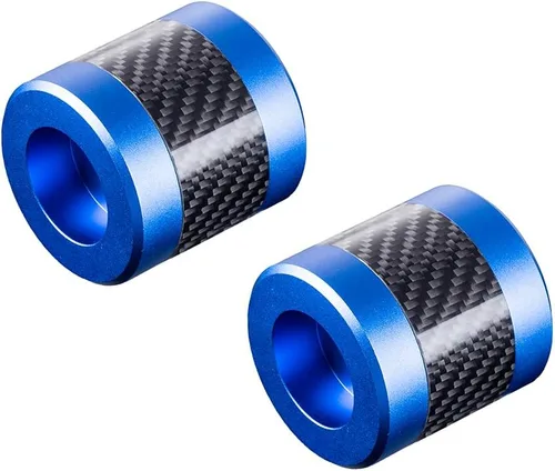Vista 5 de Advanblack ProTek Deslizadores de barra de choque mecanizados de 1.25" Decorativos con rueda giratoria para el extremo del protector de motor CNC