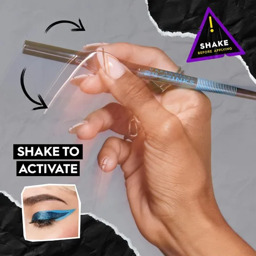 Vista 5 de Urban Decay 24/7 Inks Easy Ergonomic Liquid Eyeliner Pen - Vibrant Liners Fine Tip Graphic Eye Liner - Water-resistant, Smudge-resistant, Matte &