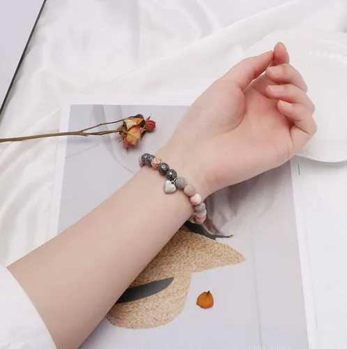 Vista 2 de Pulsera para profesora, regalos de agradecimiento para ella, regalos para profesores, amigos, hija, nieta, regalos de graduación, mamá, hermana