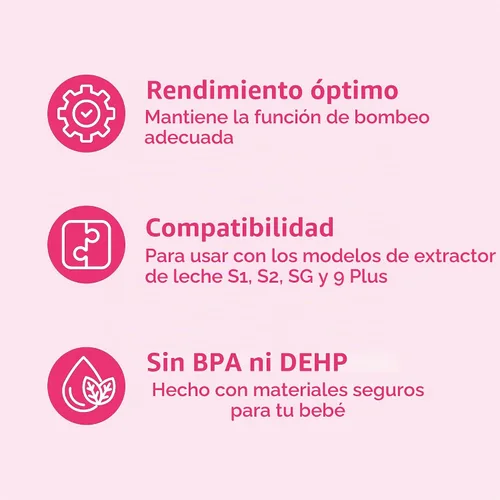Vista 4 de Spectra Baby Backflow Protector Pieza de repuesto para bomba de leche materna