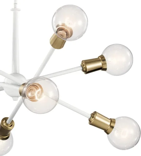 Vista 9 de Kichler Armstrong 26" 8 luces Candelabro Latón Natural