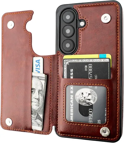 Vista 58 de ONETOP - Funda tipo cartera para Samsung Galaxy S22 con tarjetero, color negro Kickstand,ID/Cash Holder,Case Wallet with Card Slots,Double