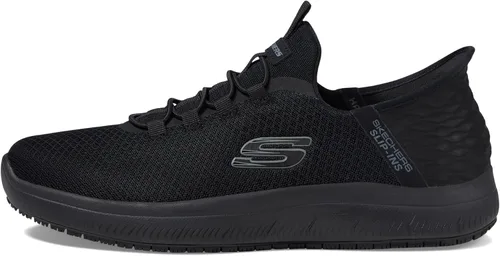 Vista 5 de Skechers Summits Colsin Sr - Zapatos de trabajo sin cordones para hombre