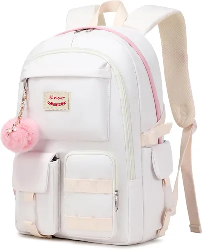 Vista 10 de Mochila para niñas, mochila escolar para laptop de 15.6 pulgadas, mochila grande para primaria, primaria, escuela media, mochilas para niños