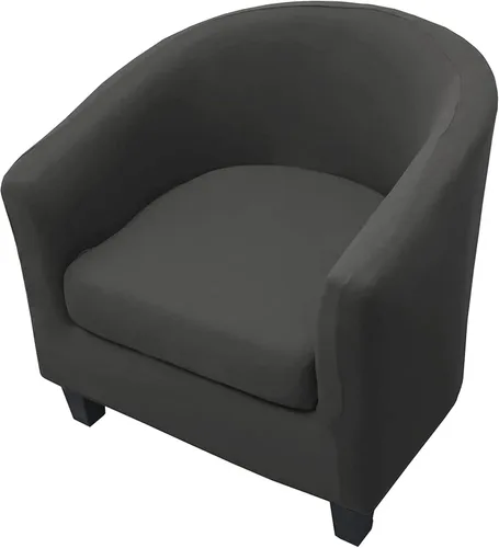 Vista 11 de WOMACO 2 fundas para silla de club, fundas elásticas impresas para sillón y bañera redonda con funda de cojín, parte inferior elástica, protector