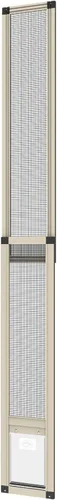 Vista 20 de Hakuna Pets V2 Panel de Inserción de Pantalla para Puerta de Mascotas de Patio, para Puertas Corredizas, Se Ajusta a la Vía de la Puerta con Altura