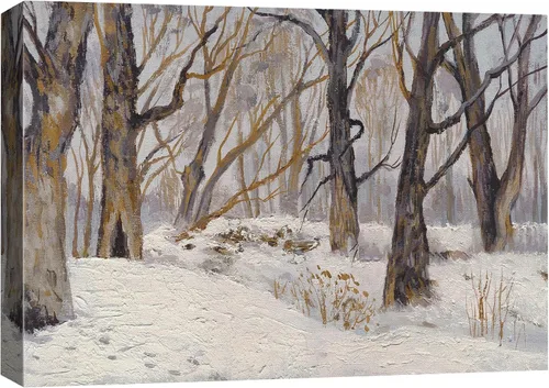 Vista 12 de SIGNFORD Lienzo impreso para pared, árboles de abedul dorados de otoño, bosque, decoración de guardería, paisaje decorativo, relajante, tranquilo