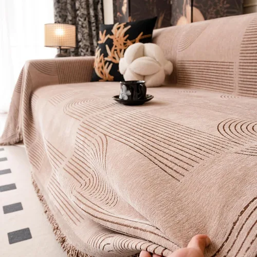 Vista 52 de ROOMLIFE Funda de sofá con estampado de leopardo para sofá de 3 plazas, lavable, protector de muebles para perros, funda de sofá suave