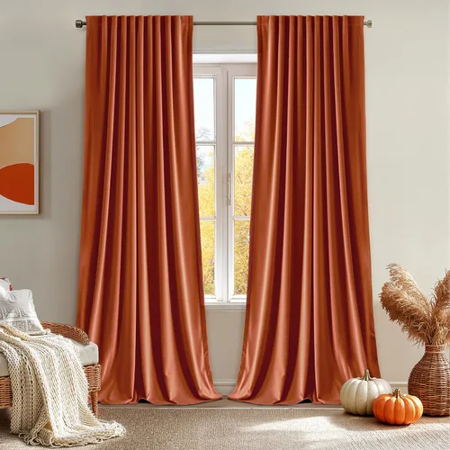 Vista 16 de MIULEE Cortinas de Terciopelo Negro de 84 Pulgadas de Largo 2 Paneles - Cortinas de Ventana con Pliegues Pinzados de Lujo que Oscurecen