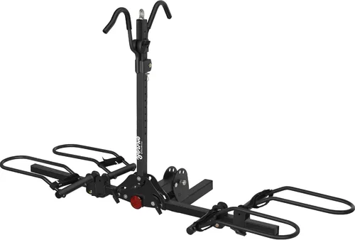 Vista 11 de Portabicicletas de Enganche Young - Portabicicletas para Coche SUV Camión RV, para 2 Bicicletas Eléctricas, Capacidad 200lbs Neumáticos Anchos