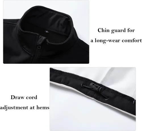 Vista 13 de Msmsse Chaleco ligero para hombre, con cuello alto, sin mangas, para senderismo, correr, golf