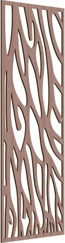 Vista 187 de 9 3/8"W x 24 3/8"H x 1/4"T Bristol Decorativos Paneles de Pared de Madera Calado, Cereza