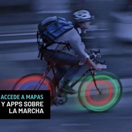 Vista 6 de Nite Ize HandleBand - Soporte universal para manillar de bicicleta, color carbón