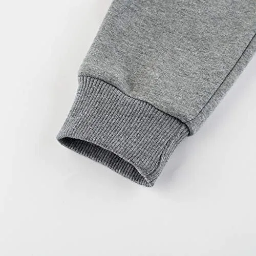 Vista 5 de GFQLONG Paquete de 2 pantalones deportivos de dinosaurio de algodón para niños pequeños, pantalones deportivos de dibujos animados para niños