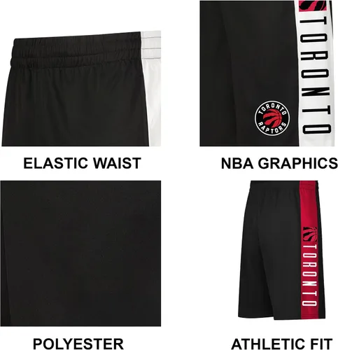 Vista 4 de Ultra Game Hombres - Pantalones cortos de baloncesto de malla oficiales de la NBA
