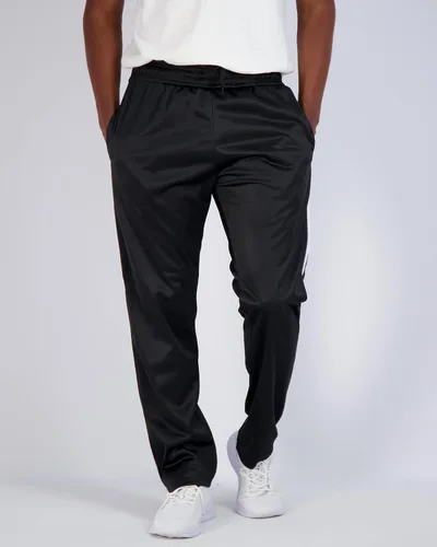 Vista 2 de Real Essentials Paquete de 3 pantalones deportivos deportivos casuales de tricot con parte inferior abierta para hombre