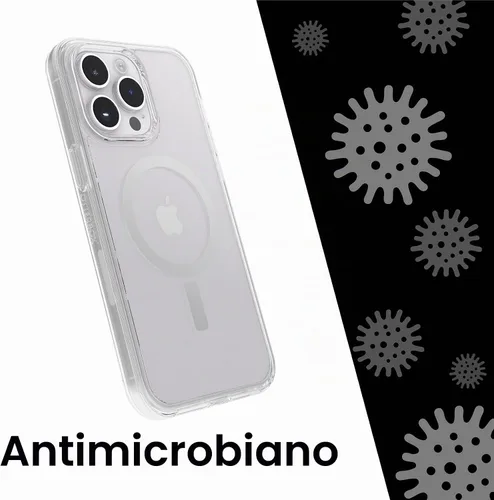 Vista 6 de OtterBox Funda para iPhone 14 Pro Max (SOLAMENTE) Serie Symmetry+ - Transparente, Ultra-Elegante, Se Ajusta a MagSafe, Bordes Elevados Protegen