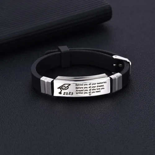Vista 4 de KOORASY Graduation Gifts for Him 2023, Graduation Gifts for Her College Graduation Gifts for College Students Male, High School College Bracelets