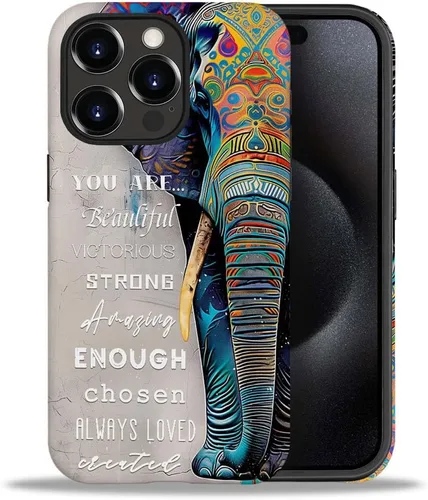 Vista 33 de CARLOCA Funda compatible con iPhone 15 Pro Max, funda protectora de gato en A para iPhone 15 Pro Max, TPU suave + PC duro 2 en 1, funda protectora